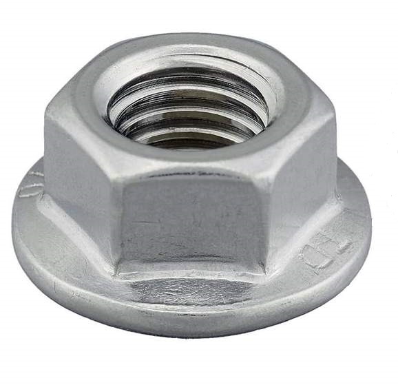 Ecrou a embase DIN 6923 Inox A2