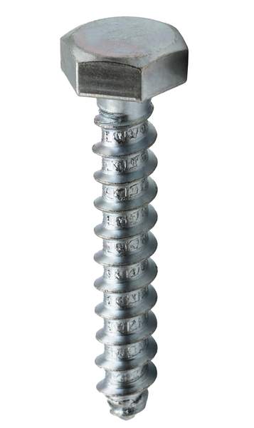 Tirefond acier zingué